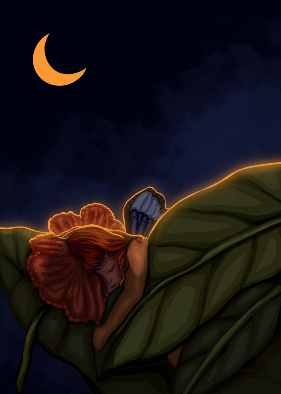 Fairy sleeping