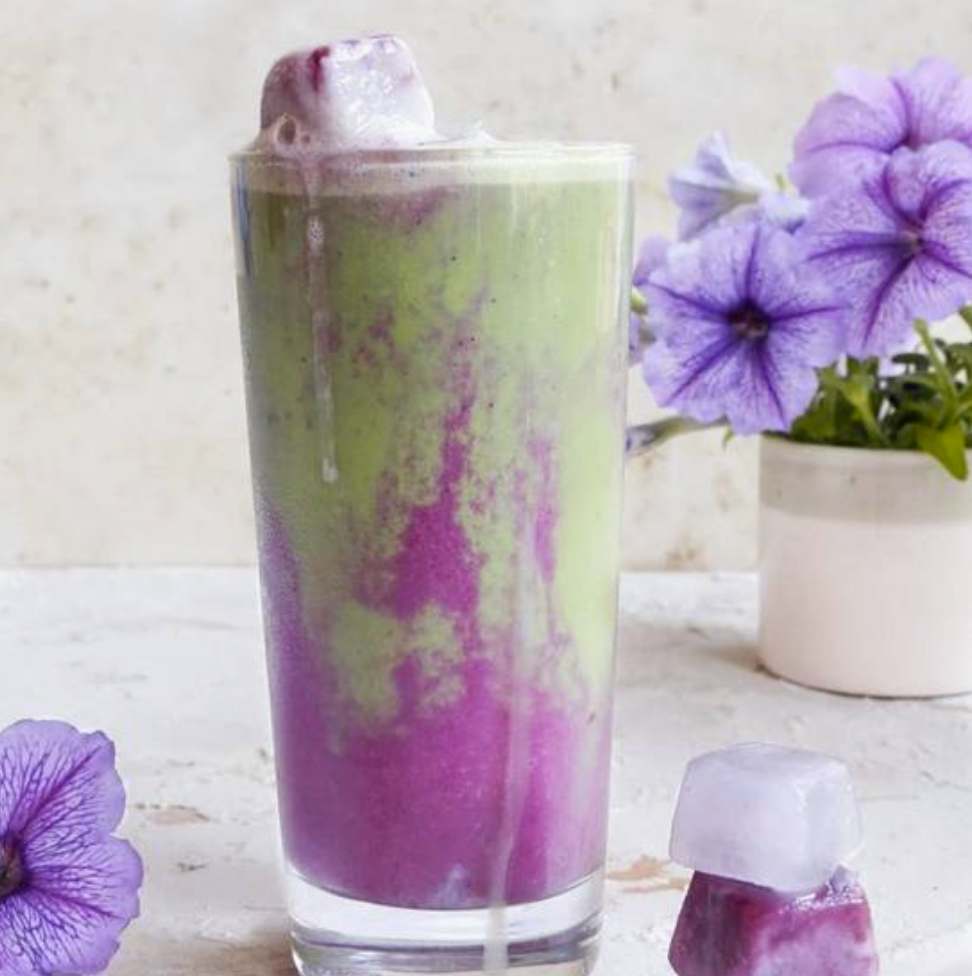 Ube Matcha Latte